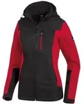 FHB Softshelljacke Damen Julia stark wasserabweisend Gr. XL rot/schwarz