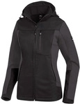 FHB Softshelljacke Damen Julia stark wasserabweisend Gr. S grau/schwarz