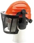 Forst-Kopfschutzkombination PRO, leuchtorange