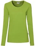 HAKRO Damen-Longsleeve Performance #179 Gr. S kiwi