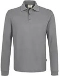 HAKRO Langarm Poloshirt Performance Herren #815 Gr. L titan