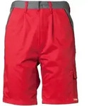 Planam Shorts Highline Gr. XS rot/schiefer/schwarz