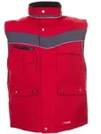 Planam Winterweste Plaline Gr. XL rot/schiefer