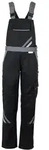 Planam Latzhose Highline Damen, Gr. 40 schwarz/schiefer/zink