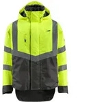 Mascot SAFE SUPREME Warnschutz Hard Shell Jacke Harlow 15501-231 Gr. XL hi-vis