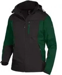 FHB Herren Softshelljacke Jannik 79105 Gr. XS gr&uuml;n/schwarz