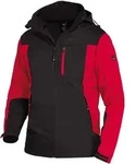 FHB Herren Softshelljacke Jannik 79105 Gr. S rot/schwarz