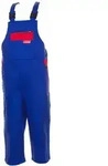 Planam Kinder-Latzhose Gr. 134/140 kornblau/mittelrot