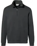 HAKRO Zip Sweatshirt Premium #451 Gr. L anthrazit