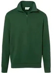 HAKRO Zip Sweatshirt Premium #451 Gr. S tanne