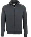 HAKRO Sweatjacke Premium #606 Gr. M anthrazit