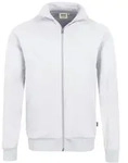 HAKRO Sweatjacke Premium #606 Gr. L wei&szlig;