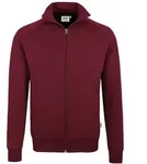 HAKRO Sweatjacke Premium #606 Gr. L weinrot