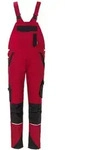 Planam Latzhose Norit Damen Gr. 42 rot/schwarz