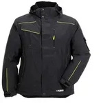 Planam Funktionsjacke Outdoor Neon Gr. S grau/gr&uuml;n