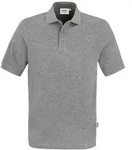 HAKRO Poloshirt Classic Herren #810 Gr. S grau-meliert