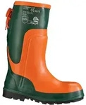 Feldtmann Waldarbeiterstiefel Ulme KWF SB SRA Gr. 41 gr&uuml;n/orange