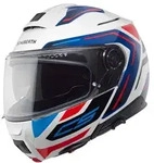 Schuberth C5 Omega Weiss Weiss/Blau/Rot XL (61)