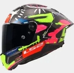 Ls2 Ff805 Thunder Gp Aero Replica Aldeguer Carbon Gl&auml;nzend/Schwarz/Neongelb/Pink XS