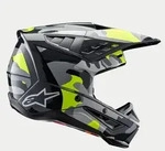 Alpinestars S-M5 Rover 2 Helm Ece 22.06 Dunkelgrau/Fluo/Gelb M