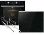 Gorenje EB-Herdset Black Set 5 Induction BCIX6737E05BG- GI6400BXDE