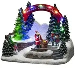 4244-000 "LED Szenerie ""Santa und Kinder"""
