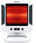 Beurer W&auml;rmestrahler IL60 IL 60 GLAS + UHR WS