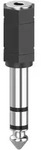 Hama 205194 Audio Adapter 3,5mm Klinke Kupp.r auf 6,3 mm Klinke Ctecker