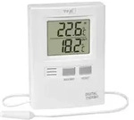 TFA-30.010127 Digitales Innen-Au&szlig;en-Thermometer wei&szlig;, inkl. A-Batterie