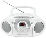 Soundmaster CD-Kassetten-Radio SCD5100WE, wei&szlig;
