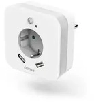 Hama 223498 LED Nachtlicht 2x USB, 1x Schuko