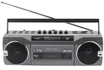 Soundmaster SRR80TI tragbares Retro-Kassetten-Radio