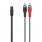 Hama 205186 Audio Adapter 2 Cinch auf 3,5mm