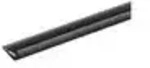 A-426859 Kantenschutzpr. Weich-PVC sw, 10x7, SB