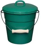 Riess 0369-111 Allzweckeimer mit Deckel nature green