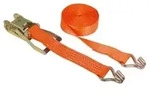 Kerbl Ratschenzurrgurt 2tlg. orange, 8m, 50mm