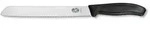 6.8633.21B Brotmesser 21cm Wellenschliff, schwarz
