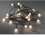1492-107 LED Globelichterkette, runde Dioden, 6h Timer, 50 warm wei&szlig;e