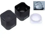 Lurch Eisw&uuml;rfelformer Ball 2er 6cm schwarz