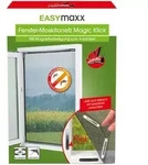 EASYMAXX 102026 Moskitonetz mit 12 Magnetbef. 150x130cm schwarz