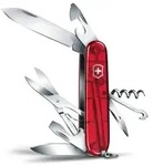 1.3703.T Offiziersm. Climber, rot transp. 14 Werkzeuge
