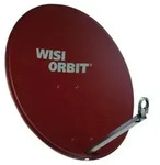 Offset Parabol-Offsetantenne OA 38 I, 80cm, rotbraun