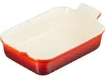 LeCreuset SW Auflaufform re. 26cm Kirschrot