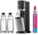 SodaStream Wassersprudler DUO Vorteilspack titan inkl.2 Glasflaschen & 1 Kunstst...