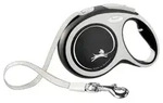80199 Flexi Leine New Comfort L 5m Gurt, max. 60kg, schwarz