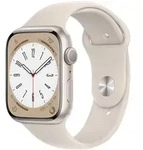 Apple Watch Series 8 GPS Aluminium sternenlicht, 45mm MNP23FD/A