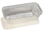 Papstar 14517 50 Schalen, Alu+Einlegedeckel 4,9 x 10,3 x 19,5cm