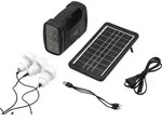 Technaxx Powerstation-Set TX-199 Solar 3W 3W Modul und 3 LED-Gl&uuml;hbirnen