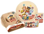 KOZIOL Kindergeschirr Paw Parol sand 3teilig