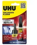 Uhu-45480 Sekundenkleber 3D Filler